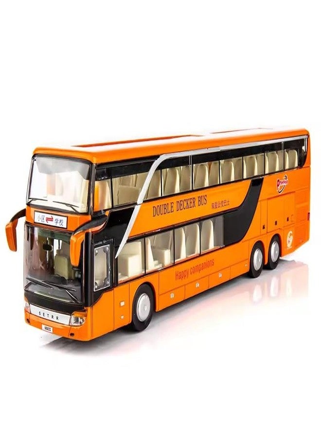 KENIRY Exclusive Alloy Metal Pull Back Die-cast Bus Model with Sound Light Mini Auto Toy for Kids Metal Model Toy Bus with Sound and Light. - Image 4